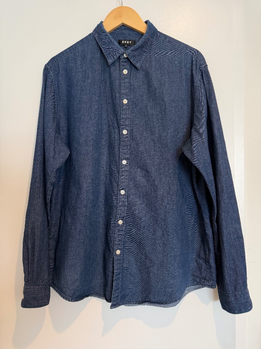 DKNY Lightweight Denim Button Down